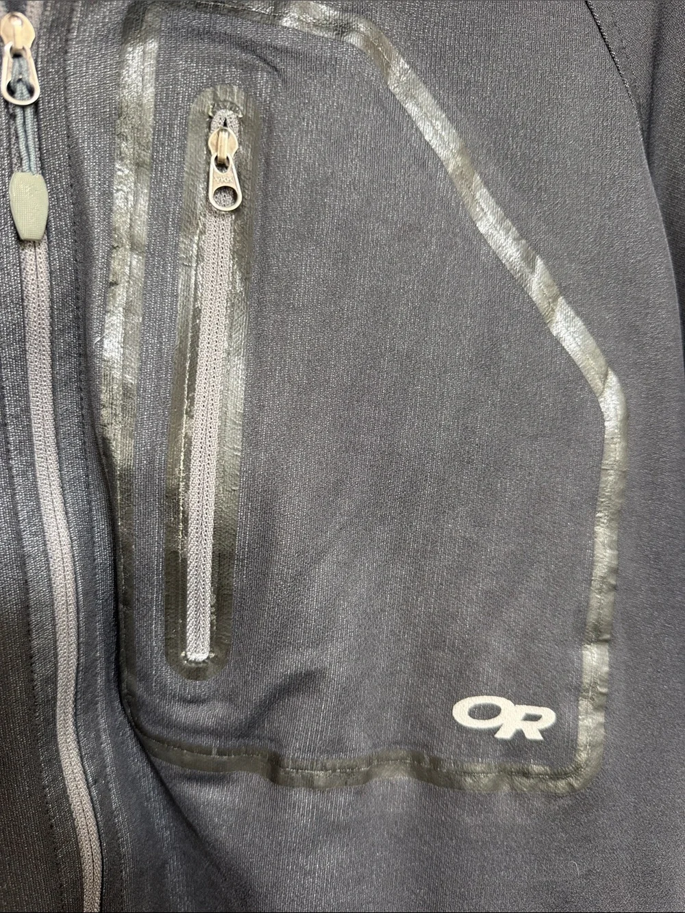Outdoor Research Men's Charcoal Half-Zip Performance Jacket